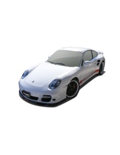 Porsche 997 Turbo GruppeM Kolfiber frontläpp 2