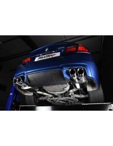 BMW M5 (F10) Milltek Sport Cat-Back 4x 90 chrome GT utblås med aktiva avgasventiler