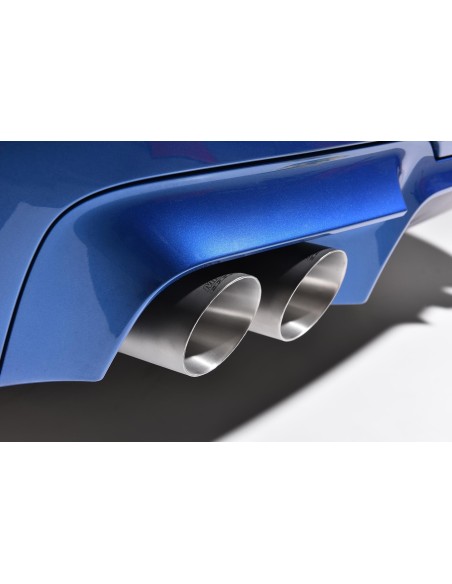 BMW M5 (F10) Milltek Sport Cat-Back 4x 90 titan GT utblås med aktiva avgasventiler