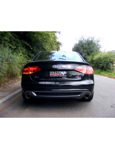 Audi A4 2,0TDi S-line B8 Milltek Sport Cat-Back 2x 100 chrome GT utblås 2