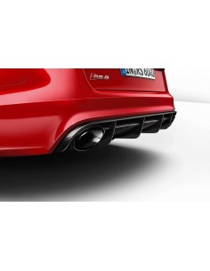 Audi RS6 C7 svarta utblås höger och vänster