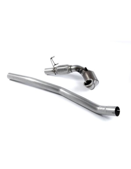 Audi TTS 2,0TFSi 8S Milltek Sport 3" gjuten Downpipe med HJS 200 cells racekatalysator (EC Godkänt) (upp till 450hk)