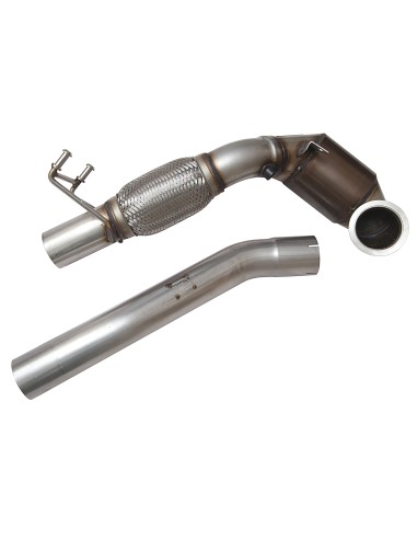 Audi TTS 2,0TFSi 8S Milltek Sport 3" gjuten Downpipe med 200 cells racekatalysator (upp till 400hk)