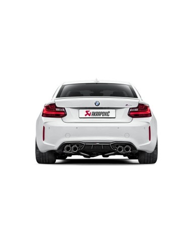 BMW M2 F87 Akrapovic Evolution System i Titan med kolfiber utblås