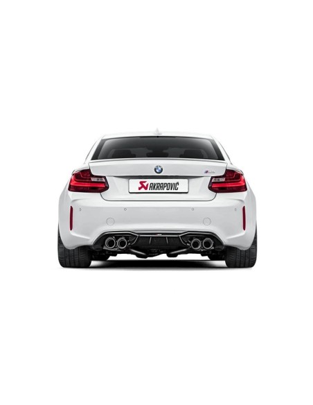BMW M2 F87 Akrapovic Evolution System i Titan med kolfiber utblås
