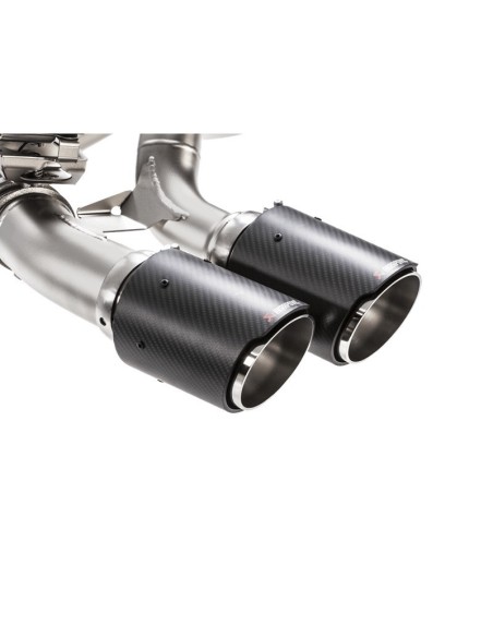 BMW M2 F87 Akrapovic Evolution System i Titan med kolfiber utblås