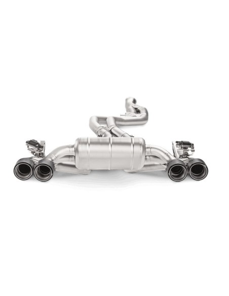BMW M2 F87 Akrapovic Evolution System i Titan med kolfiber utblås