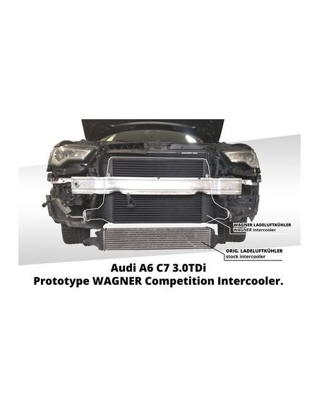 Audi A7 3,0TDi (singel turbo) C7 Wagner Tuning "Competition" Intercooler kit