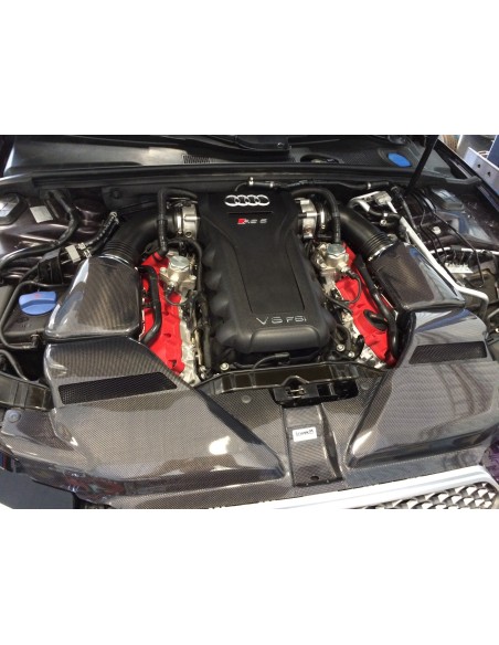 Audi RS4 B8.5 GruppeM Kolfiber insugskit