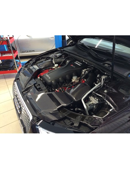 Audi RS4 B8.5 GruppeM Kolfiber insugskit