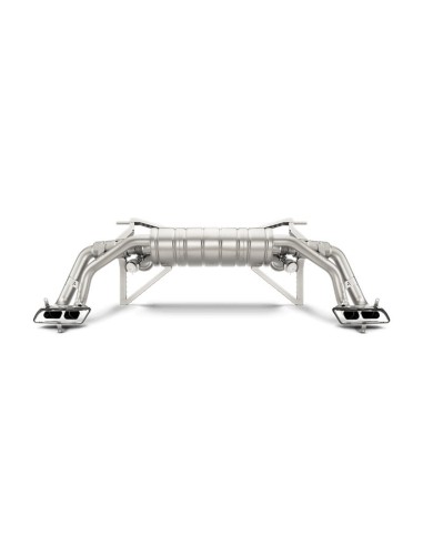 Audi R8 V10 mk2 2015+ Akrapovic Slip-On i Titan med kolfiber utblås