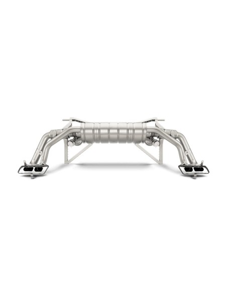 Audi R8 V10 mk2 2015+ Akrapovic Slip-On i Titan med kolfiber utblås