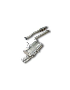 Mini Cooper 1,6i R50 Milltek Sport Cat-Back 90mm chrome JET utblås