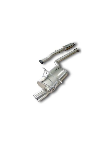 Mini Cooper 1,6i R50 Milltek Sport Cat-Back 90mm chrome JET utblås