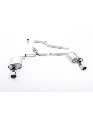 Audi A5 2,0TDi S-line B8 Milltek Sport Cat-Back 2x 100 Chrome GT utblås