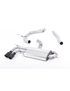 VW Golf GTD mk6 Milltek Sport från Partikelfilter 2x 80 svarta GT utblås