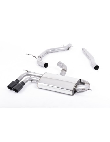 VW Golf GTD mk6 Milltek Sport från Partikelfilter 2x 80 svarta GT utblås