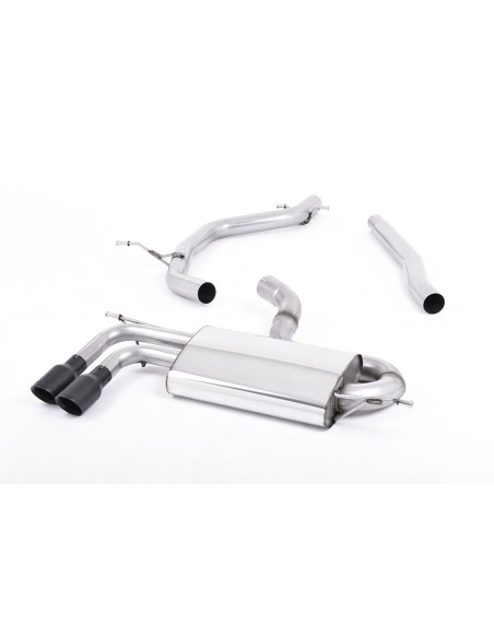 VW Golf GTD mk6 Milltek Sport från Partikelfilter 2x 80 svarta GT utblås