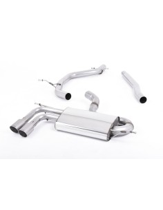 VW Golf GTD mk6 Milltek Sport från Partikelfilter 2x 80 titan GT utblås