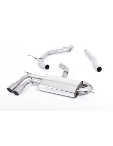 VW Golf GTD mk6 Milltek Sport från Partikelfilter 2x 80 titan GT utblås