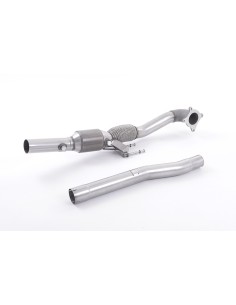 VW Golf 2,0TSi GTi mk6 Milltek Sport 3" gjuten Downpipe med racekatalysator