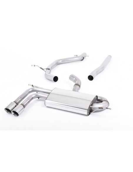 VW Scirocco 2,0TDi GT 177hk Milltek Sport från Partikelfilter 2x 80 chrome GT utblås