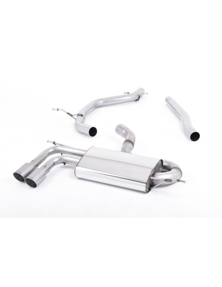 VW Scirocco 2,0TDi GT 170hk Milltek Sport från Partikelfilter 2x 80 titan GT utblås