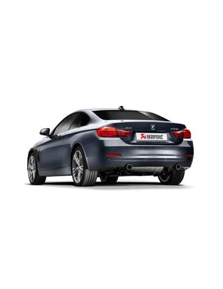BMW 435i F32 / F33 Akrapovic Evolution System i rostfritt med kolfiber utblås