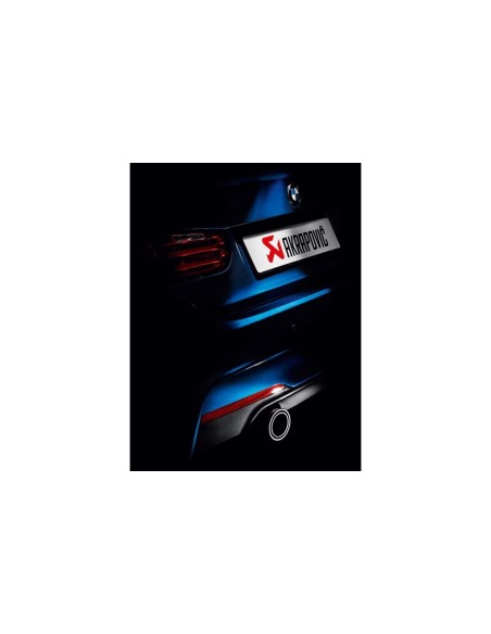 BMW 435i F32 / F33 Akrapovic Evolution System i rostfritt med kolfiber utblås