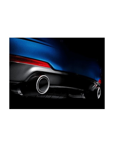 BMW 435i F32 / F33 Akrapovic Evolution System i rostfritt med kolfiber utblås