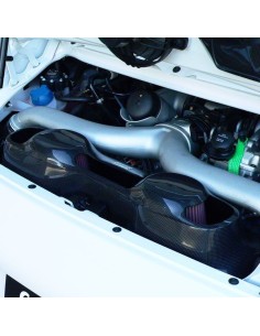 Porsche 997 Turbo GruppeM Kolfiber insugskit
