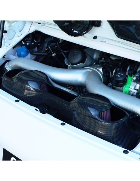 Porsche 997 Turbo GruppeM Kolfiber insugskit