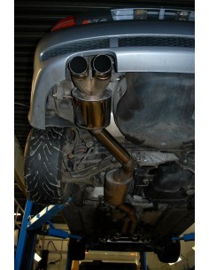 Audi RS4 B5 Stertman Motorsport Turbo-Back avgassystem i rostfritt med HJS racekatalysatorer 2