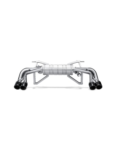 Lamborghini Gallardo LP560-4 Akrapovic Slip-On i Titan med kolfiber utblås