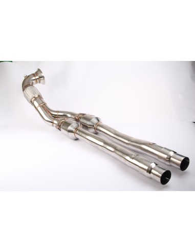 Audi RS3 2,5TFSi 8P Wagner Tuning Downpipes med 2x 100 Cell racekatalysatorer