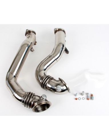 BMW 335i E9X N54 Wagner Tuning Downpipes utan katalysatorer