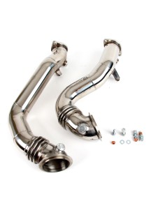 BMW 135i E82 N54 Wagner Tuning Downpipes utan katalysatorer