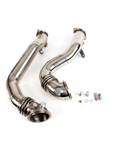 BMW 1M E82 N54 Wagner Tuning Downpipes utan katalysatorer