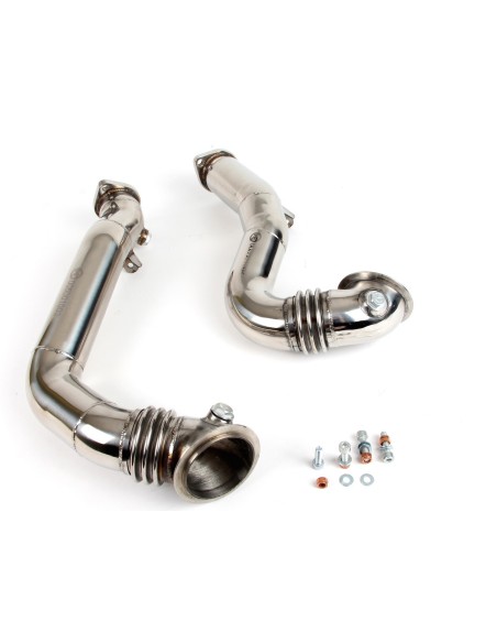 BMW 1M E82 N54 Wagner Tuning Downpipes utan katalysatorer