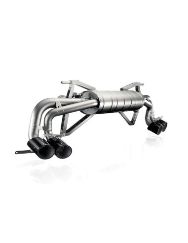 Lamborghini Gallardo LP560-4 Akrapovic Slip-On i Titan med kolfiber utblås