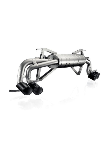 Lamborghini Gallardo LP560-4 Akrapovic Slip-On i Titan med kolfiber utblås