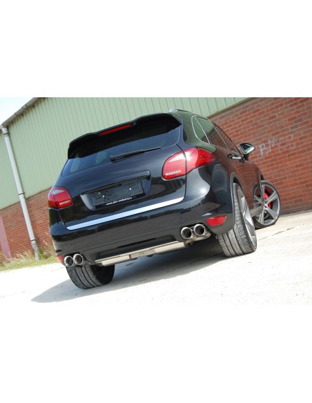 Porsche 958 Cayenne Turbo / Turbo S Milltek Sport 2,76" Cat-Back avgassystem 4xGT100 utblås - Resonated (dämpad)