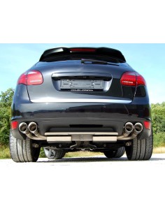 Porsche 958 Cayenne Turbo / Turbo S Milltek Sport 2,76" Cat-Back avgassystem 4xGT100 utblås - Resonated (dämpad)