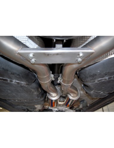 Porsche 958 Cayenne Turbo / Turbo S Milltek Sport 2,76" Cat-Back avgassystem använder original utblås - Non-Resonated (mindre-dä