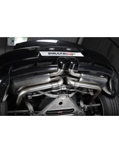 Porsche 987 Cayman 3,4 S Milltek Sport Cat-Back avgassystem 90mm Svarta utblås - Non-Resonated (mindre-dämpad)