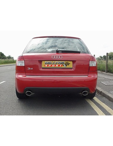Audi S4 4,2 V8 B6 Milltek Sport Cat-Back 2x 100 JET utblås - Non-Resonated (mindre-dämpad)