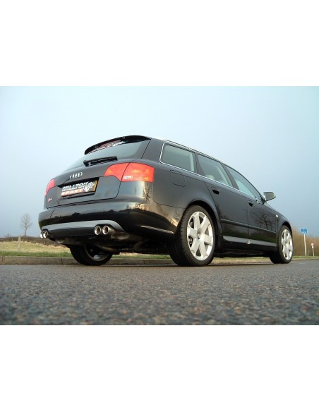 Audi S4 4,2 V8 B7 Milltek Sport Cat-Back 4x 76,2 Special utblås - Non-Resonated (mindre-dämpad)