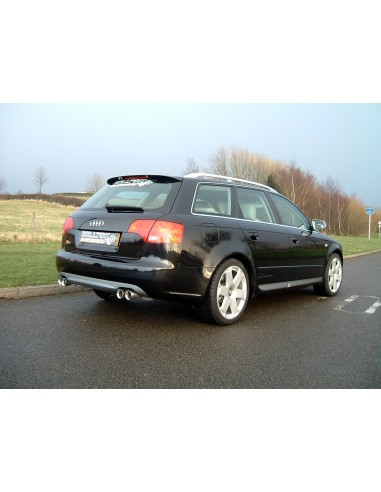 Audi S4 4,2 V8 B7 Milltek Sport Cat-Back 4x 76,2 Special utblås - Resonated (dämpad)