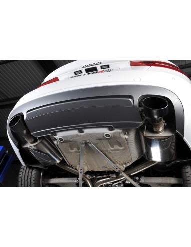 Audi S4 3,0TFSi B8 Milltek Sport Cat-Back 2x 150x95 Svarta ovala utblås - Non-Resonated (mindre-dämpad)