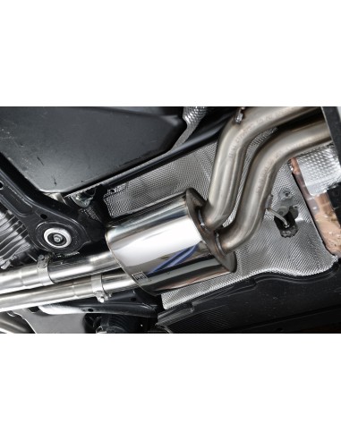 Audi RS4 4,2 V8 B8 Milltek Sport Cat-Back med aktiva avgasventiler - Resonated (dämpad)